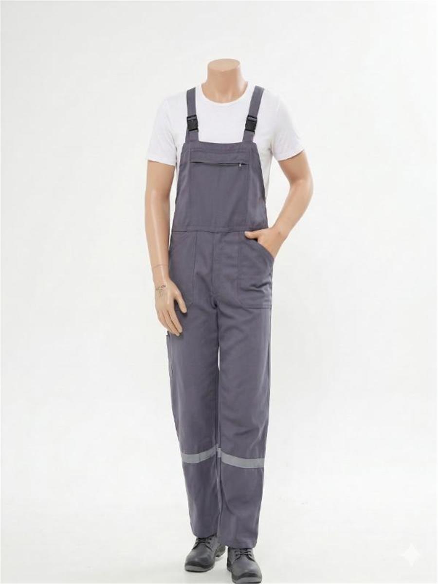 Bahçıvan İş Tulumu Reflektörlü %100 Pamuk