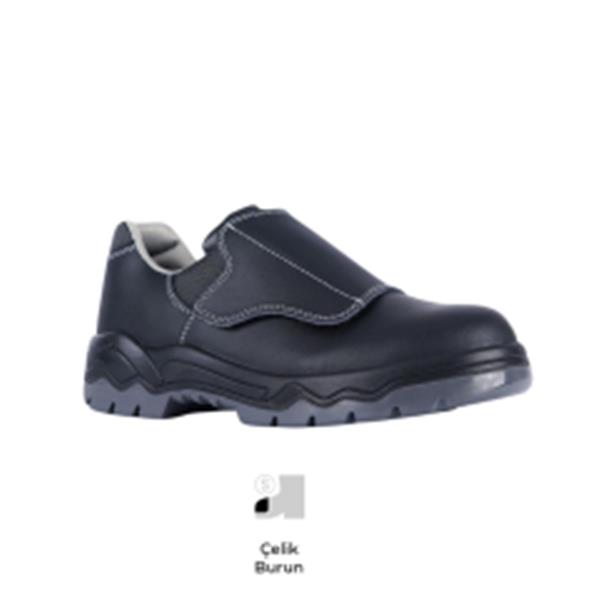 Mekap Pro Bora 096 S2 SRC Vidala Deri Çelik Burun Kaynakçı İzabeci İş Ayakkabısı